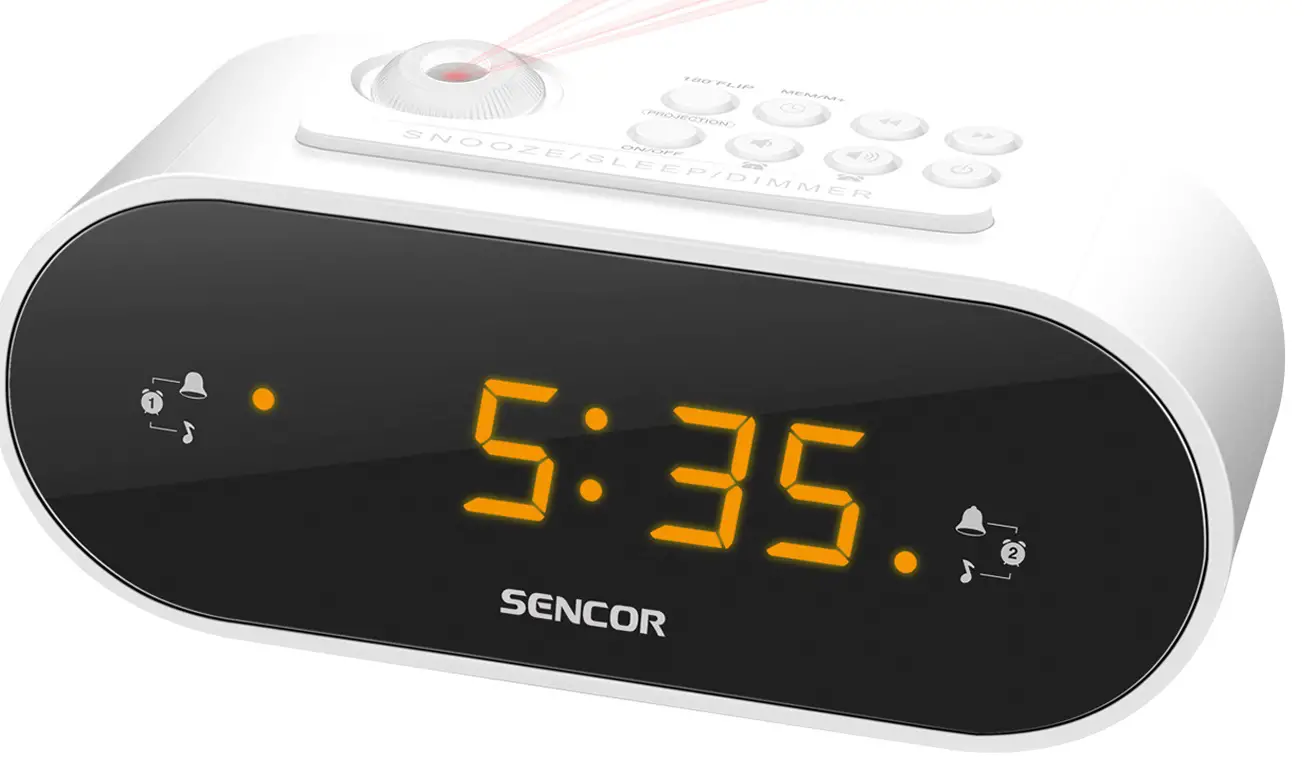SENCOR SRC 3100 Projection Alarm Clock Radio