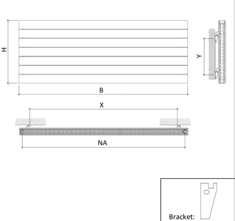 ELEGANT Chrome Vertical Radiator - fig 11