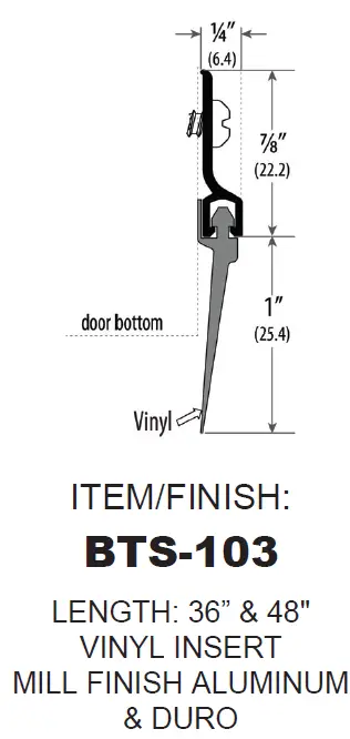 CAL-ROYAL-BTS-103-Door-Bottom-Sweep-fig1