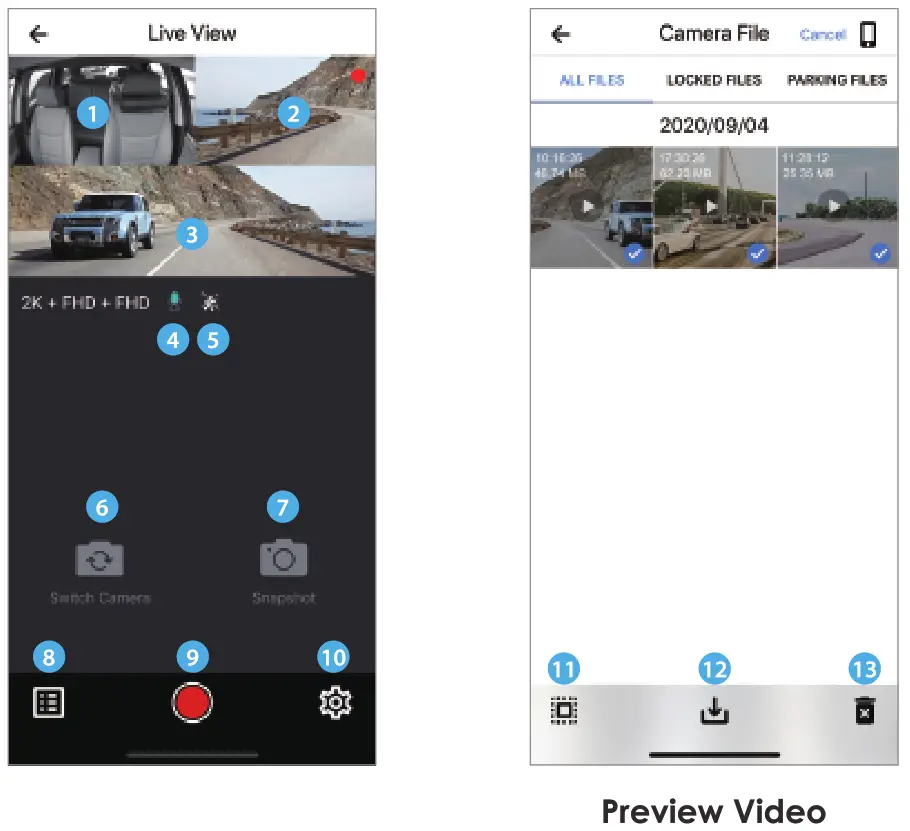 VIOFO A139 Dash Camera -Dash Camera---out