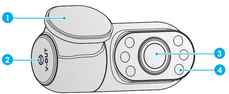 VIOFO A139 Dash Camera -Dash Camera- reaar