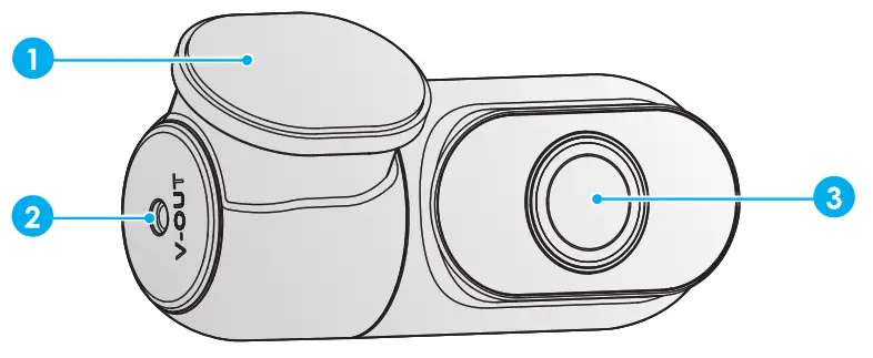 VIOFO A139 Dash Camera -Dash Camera- rear