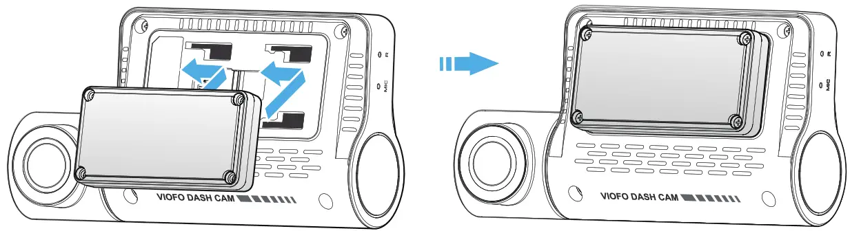 VIOFO A139 Dash Camera -Dash Camera-saount