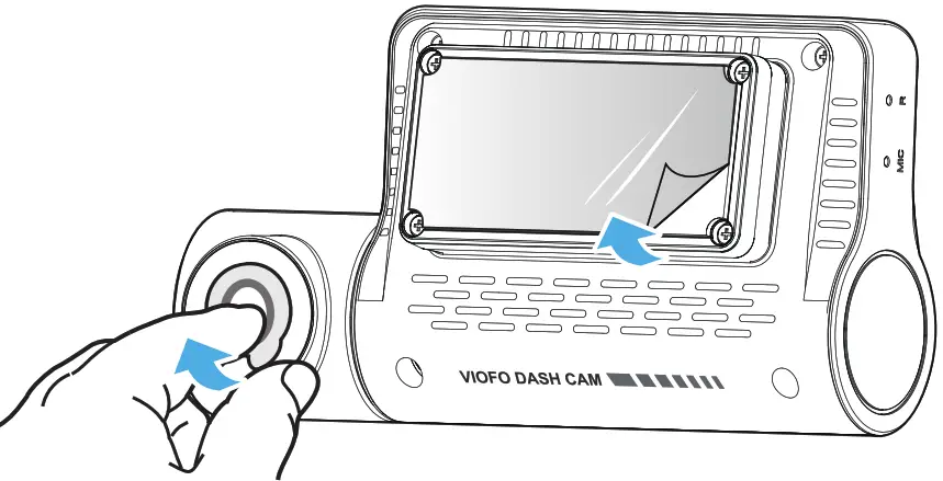 VIOFO A139 Dash Camera -Dash backCamerab-