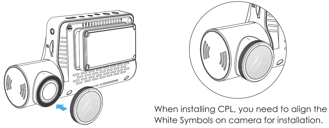 VIOFO A139 Dash Camera -cpl