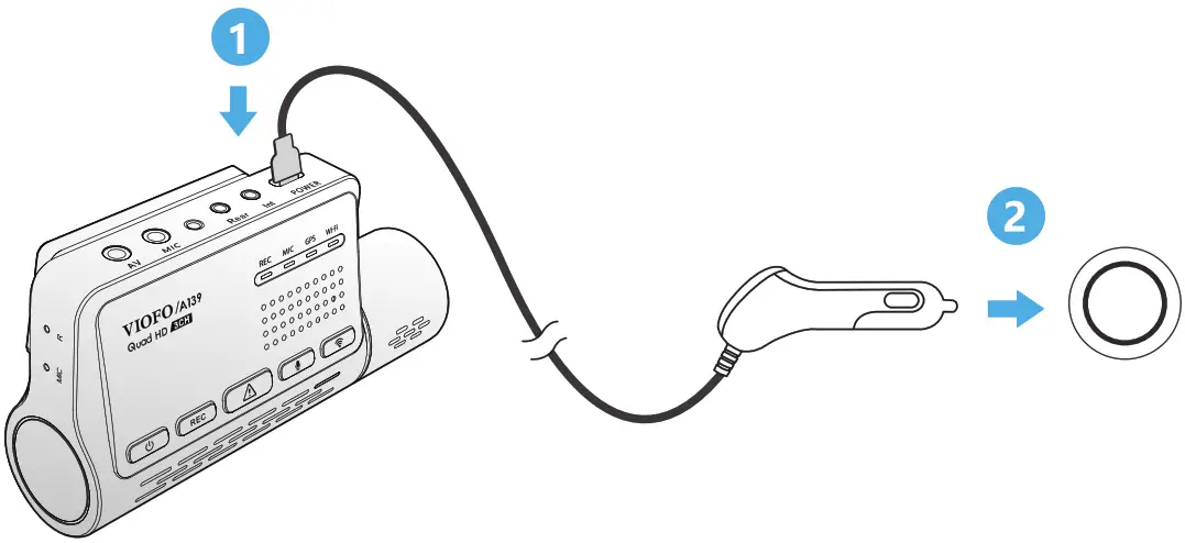 VIOFO A139 Dash Camera -p