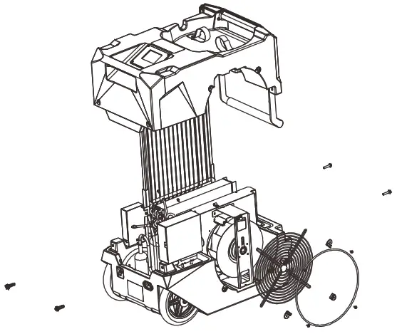 ALORAIR Storm SLGR 1250X Commercial Grade Dehumidifier - Removing the Houseing