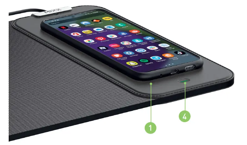 MIXX Charge Mat Wireless Charging Mouse Mat - Figure 4