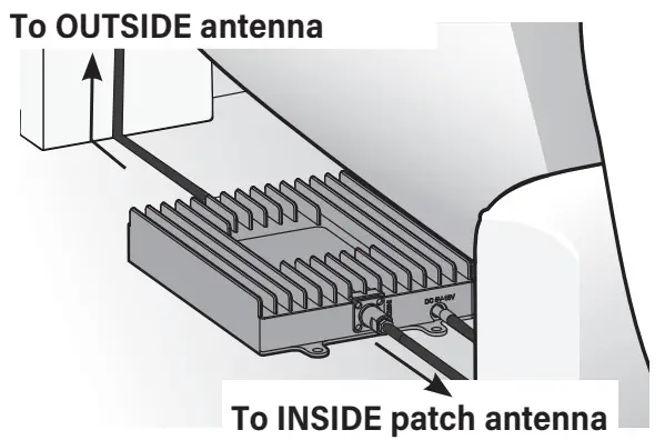 SureCall SC Fusion2Go3-OTR Most Powerful Cell Phone Signal Booster - CONNECT CABLES