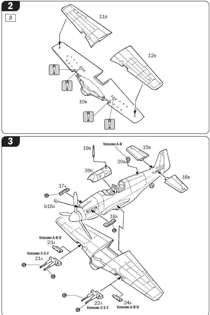 ITALERI P-51A Mustang Airplane Military Toy-8