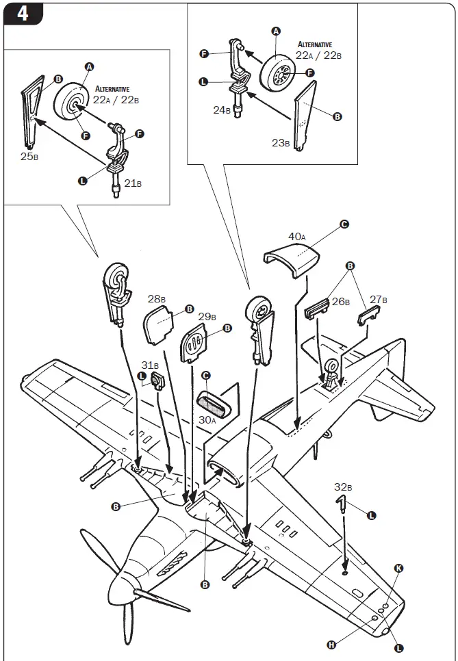 ITALERI P-51A Mustang Airplane Military Toy-9