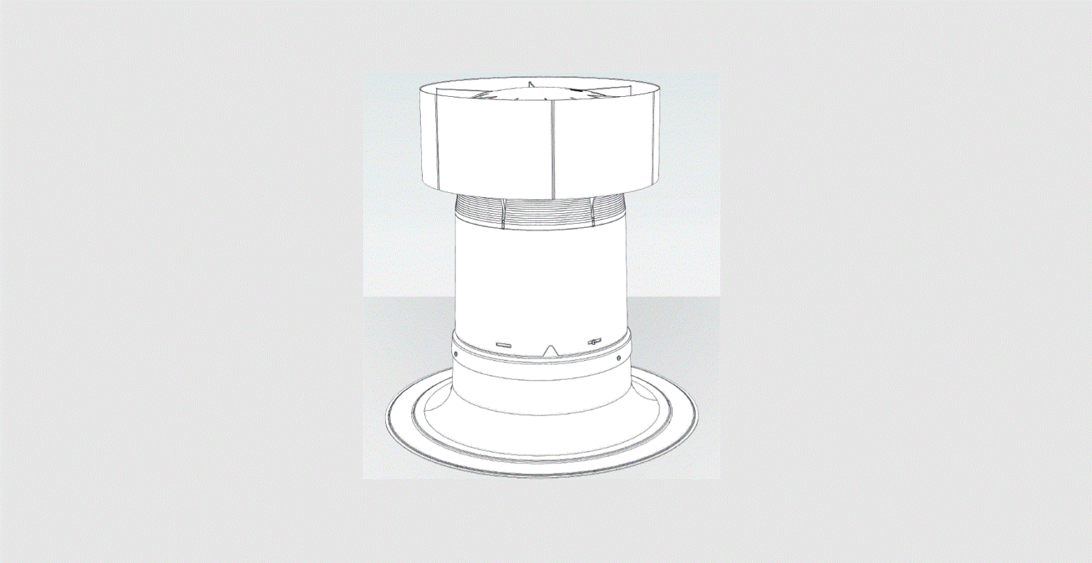 Ubbink Ventus Isoz Pink Roof Terminal Instruction Manual