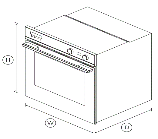 FISHER PAYKEL OB60SD9PB1 60cm 9 Function Self Cleaning Oven 1