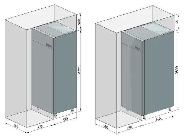 NordCap 447600900 Cool-Line Bakery Refrigerator-1