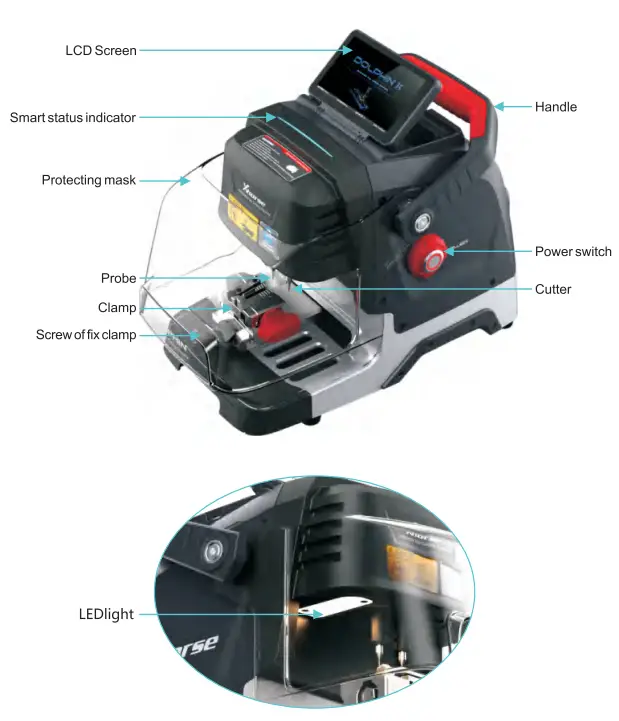 Xhorse XP-005L Automatic Key Cutting Machine fig 3