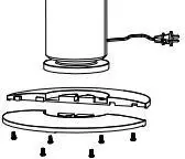 Goldair GCMT250 98cm Multi Direction Tower Fan - Assembly 1
