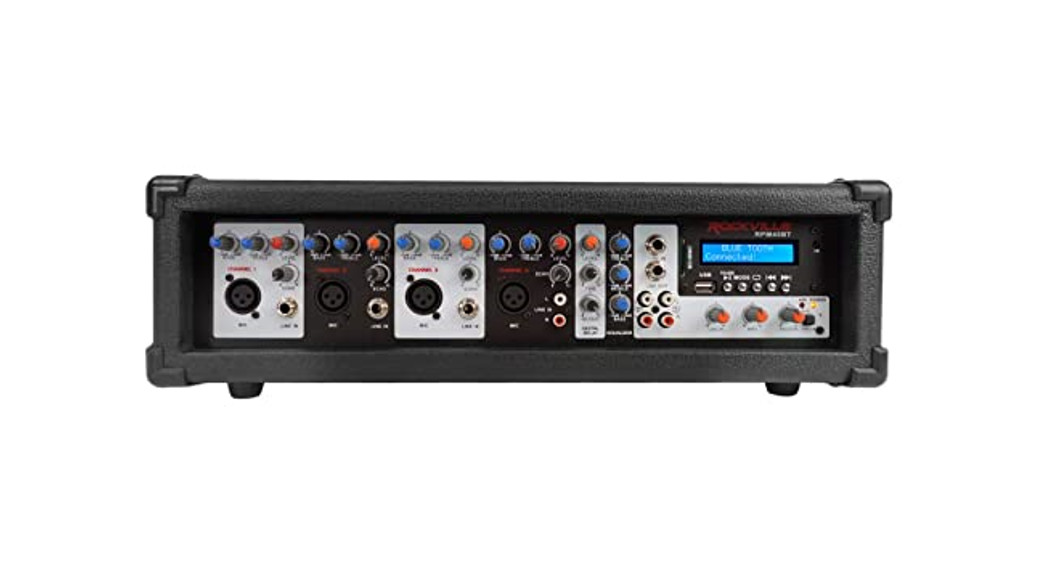 Rockville Rpm45bt 4 Channel Wood Cabinet Powered Mixer W/usb And Bluetooth Owner's Manual Rockville Rpm45bt 4 Channel Wood Cabinet Powered Mixer W/usb And Bluetooth Owner's Manual