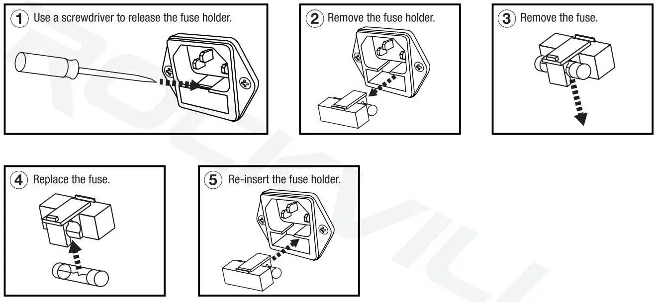ROCKVILLE RPM45BT 4 Channel Wood Cabinet - pus