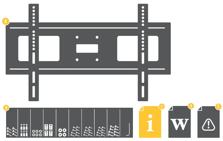 BAUHN ASWM65-0922 Swing Arm TV Wall Mount - Fig 1