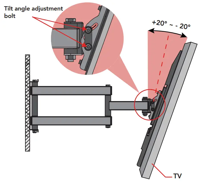 BAUHN ASWM65-0922 Swing Arm TV Wall Mount - Fig 13
