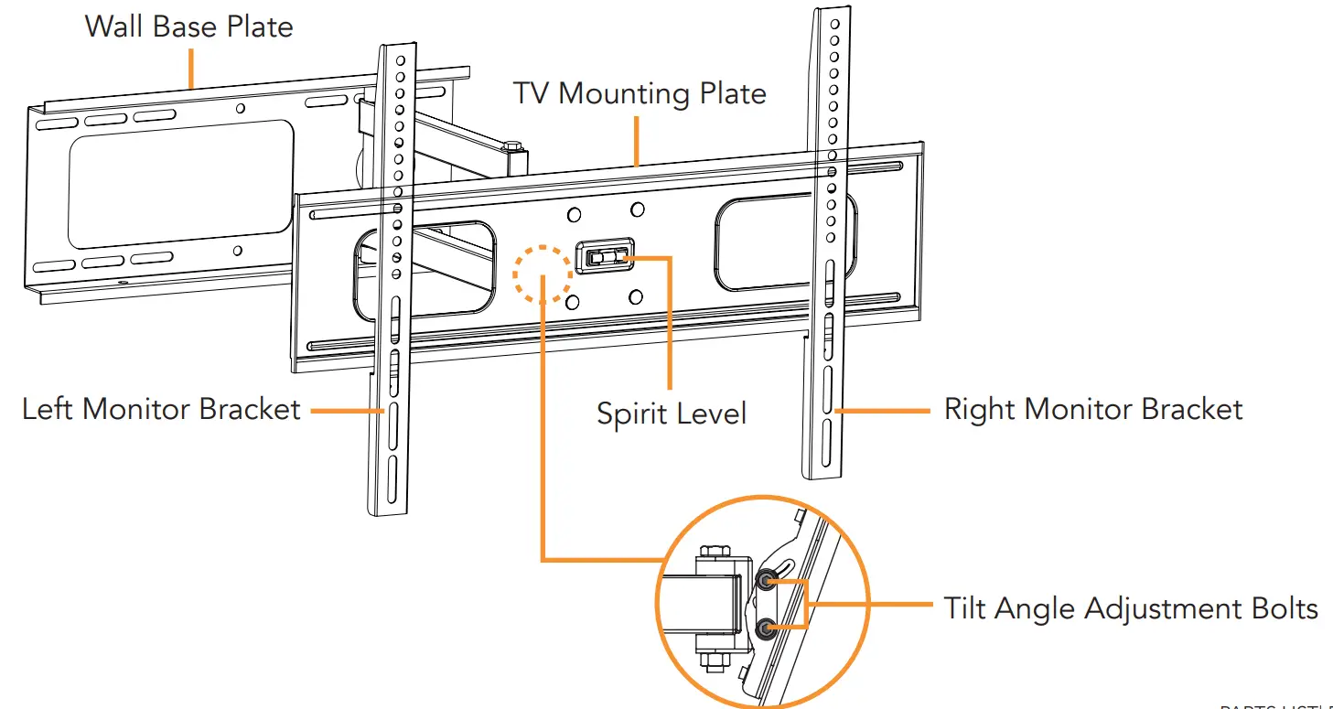 BAUHN ASWM65-0922 Swing Arm TV Wall Mount - Fig 2
