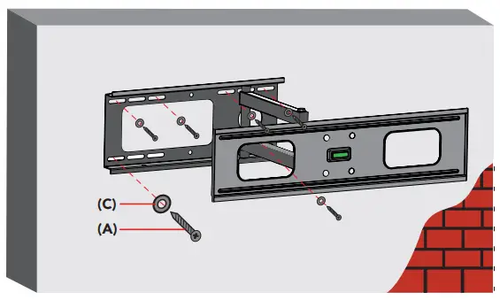 BAUHN ASWM65-0922 Swing Arm TV Wall Mount - Fig 6