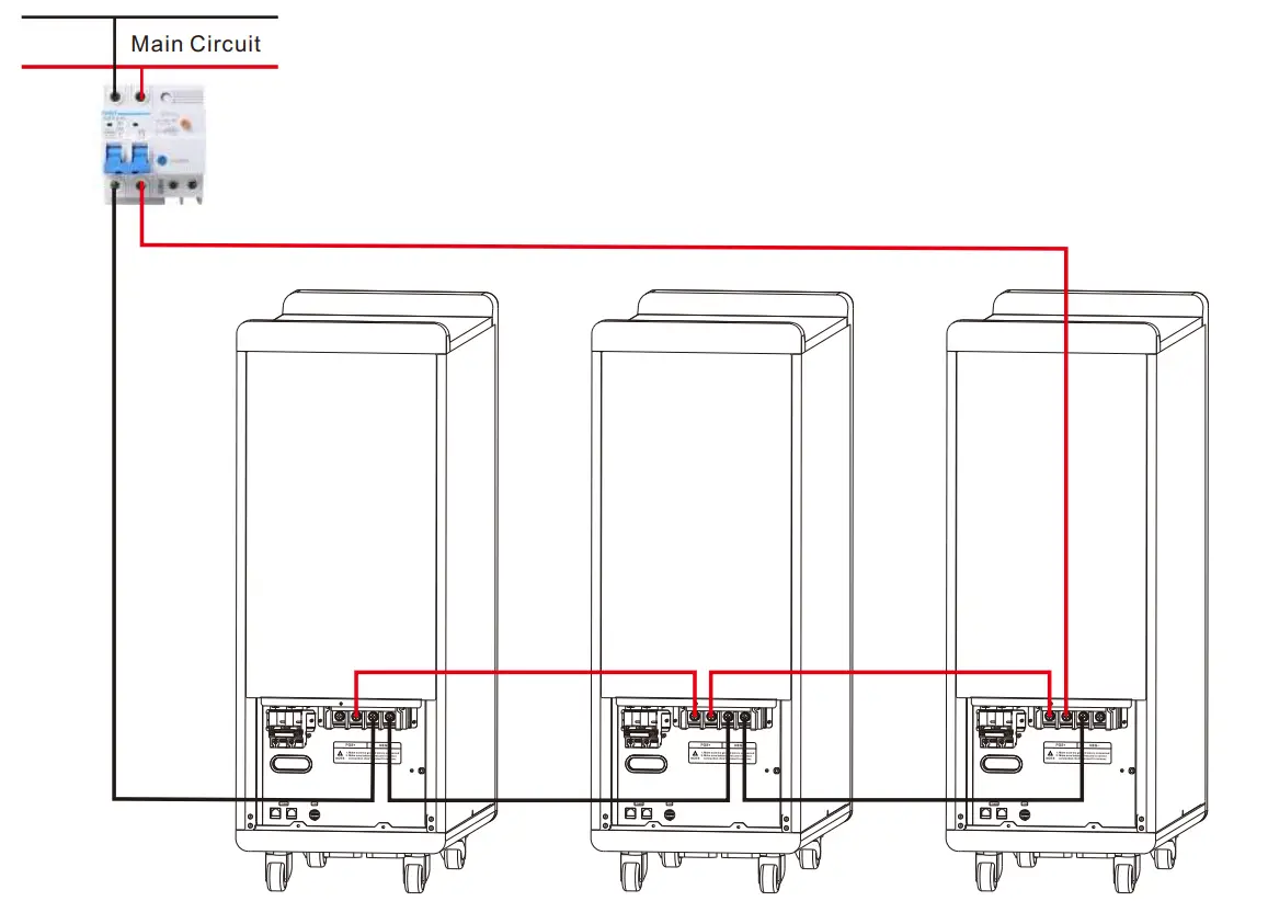 LPBF48250-N LiFePO4 Battery System Installation illustration