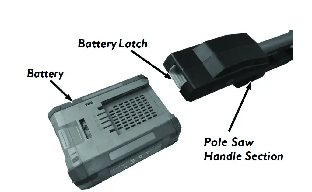 PRO TECH Battery Powered Pole Saw - Figure 140