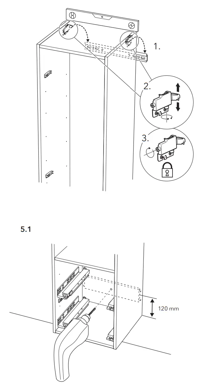 INR TWIN Tall Cabinet INSTALLATION 4