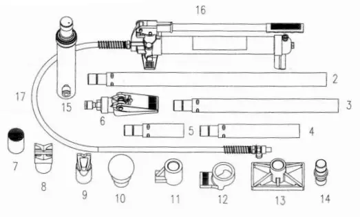 BE POWER EQUIPMENT 35100004 Portable Power Repair Body Kit - FIGURE 6