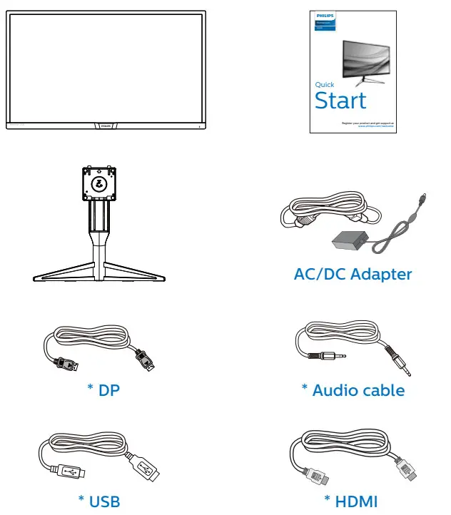 PHILIPS Momentum 326M6 4K HDR Gaming Monitor - Figure 1