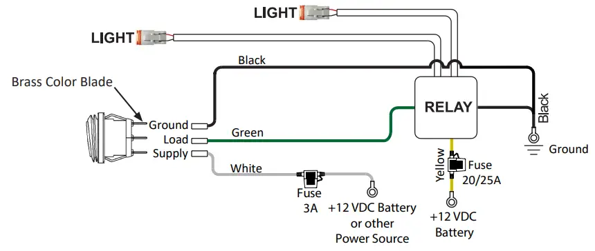 KC-HiLiTES-6315-Relay-Wire-Harness-FIG-1