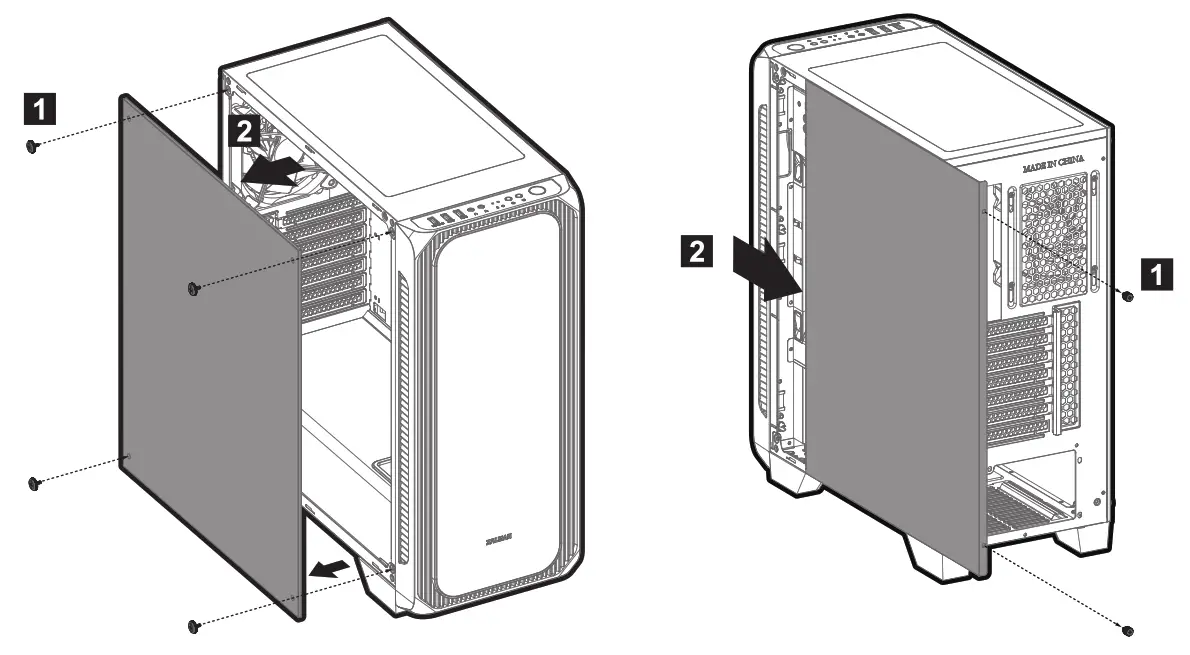 ZALMAN Z7NEO ATX Mid Tower - Steel Panel