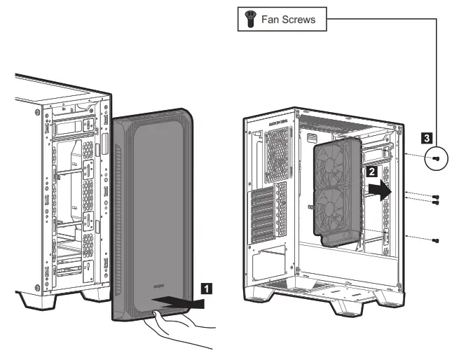 ZALMAN Z7NEO ATX Mid Tower - radiator