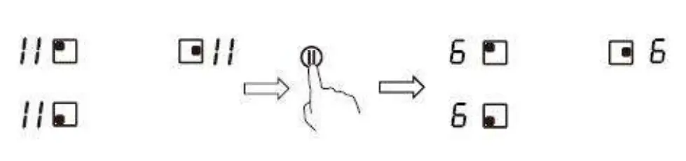 Candy CIS633SCTT Induction Build - Touch the button3
