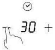 Candy CIS633SCTT Induction Build - minder indicator2