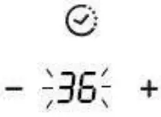 Candy CIS633SCTT Induction Build - minutes, the timer