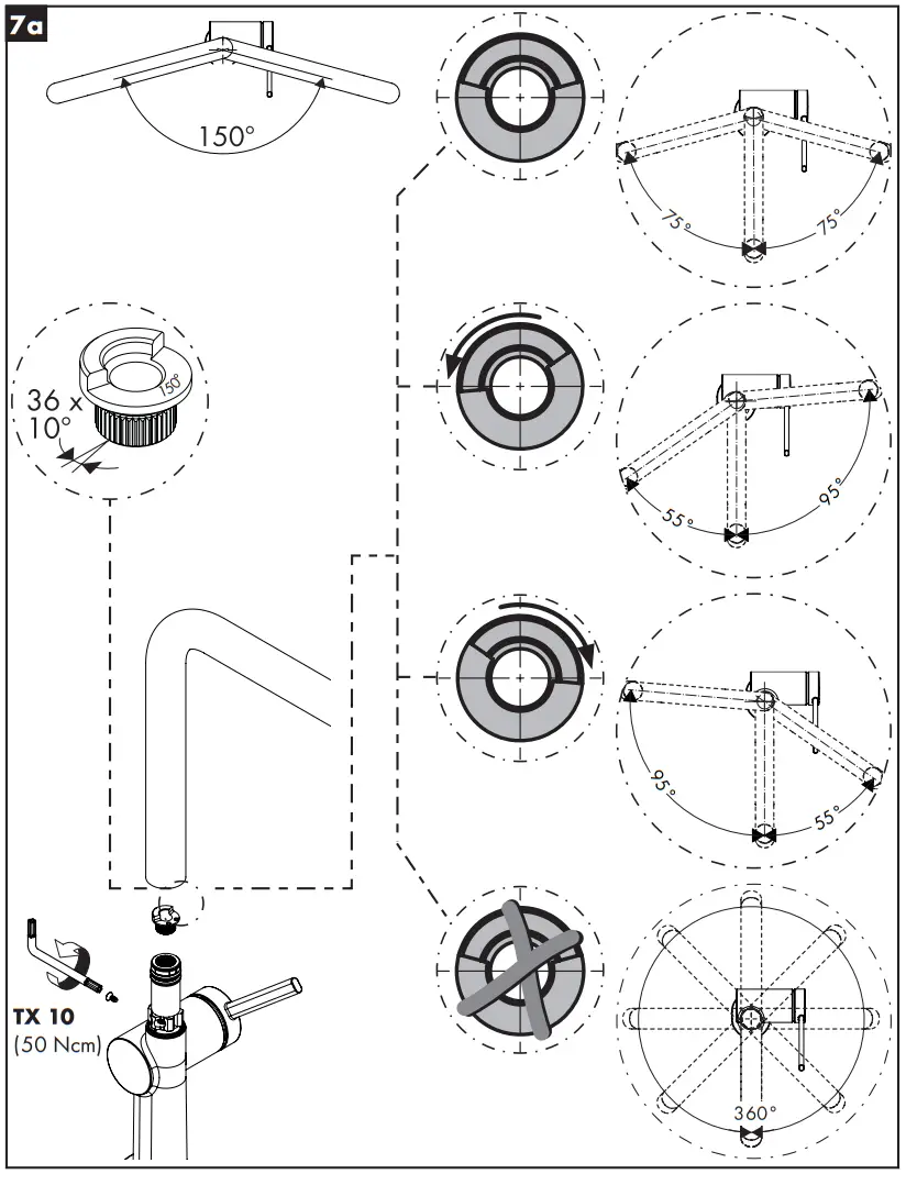 72807800 Talis M54 U 220 Kitchen Faucet Device Hansgrohe Talis M54 Valve fig 16