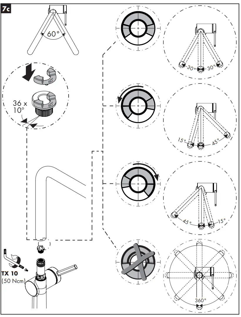 72807800 Talis M54 U 220 Kitchen Faucet Device Hansgrohe Talis M54 Valve fig 18