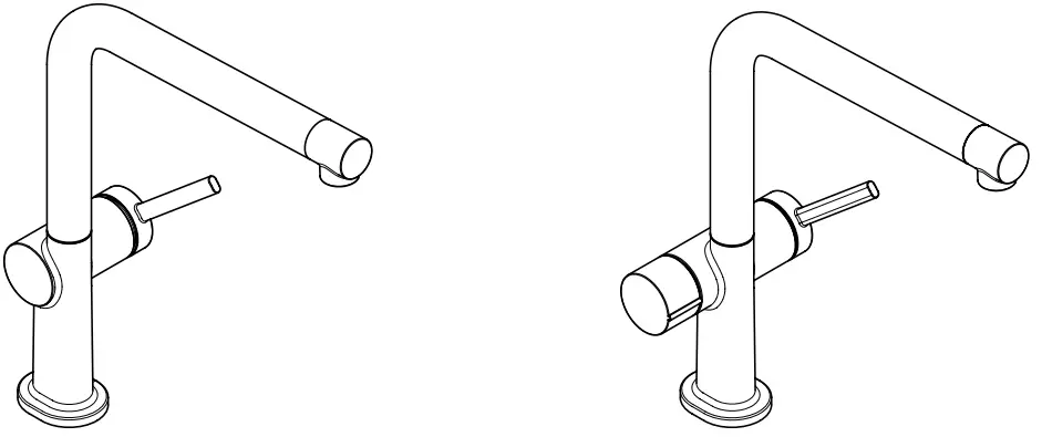 72807800 Talis M54 U 220 Kitchen Faucet Device Hansgrohe Talis M54 Valve fig 3