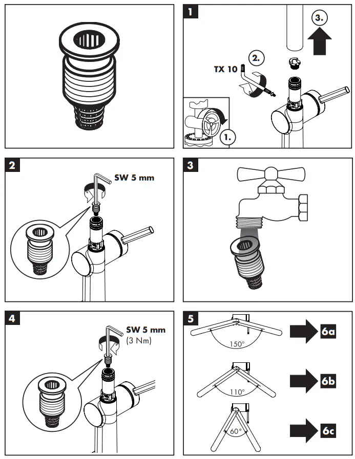 72807800 Talis M54 U 220 Kitchen Faucet Device Hansgrohe Talis M54 Valve fig 35