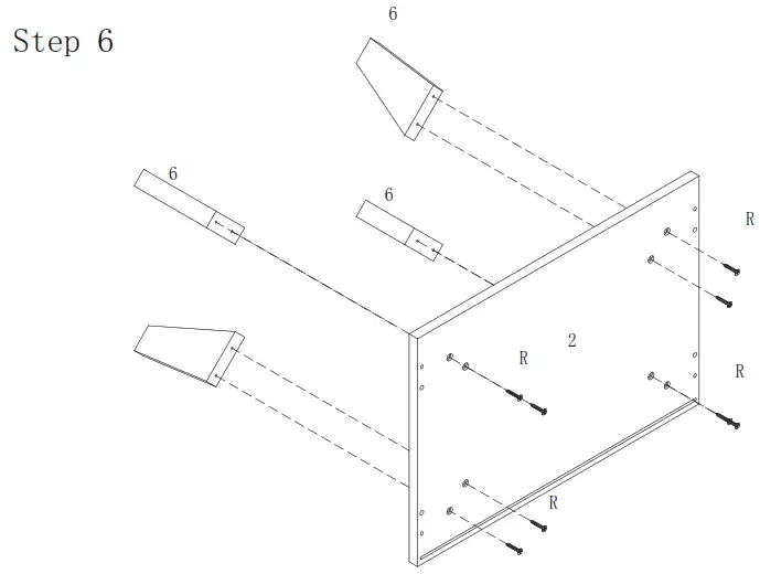 Anmytek H0053 Savannah Two Drawers Side Table - 7