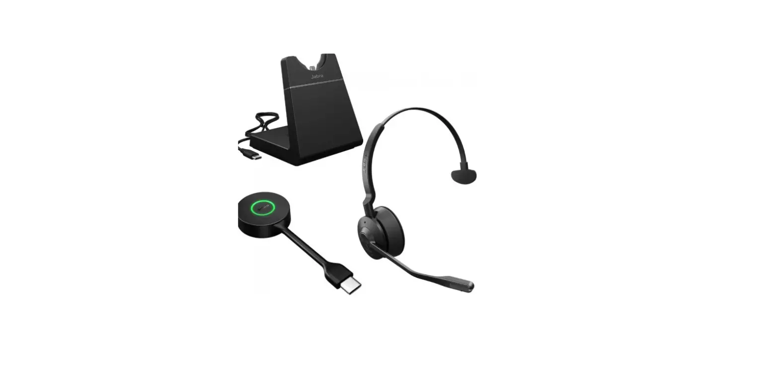 Jabra Engage 55 Usb A Uc Stereo Wireless Headset With Charging Stand Instructions