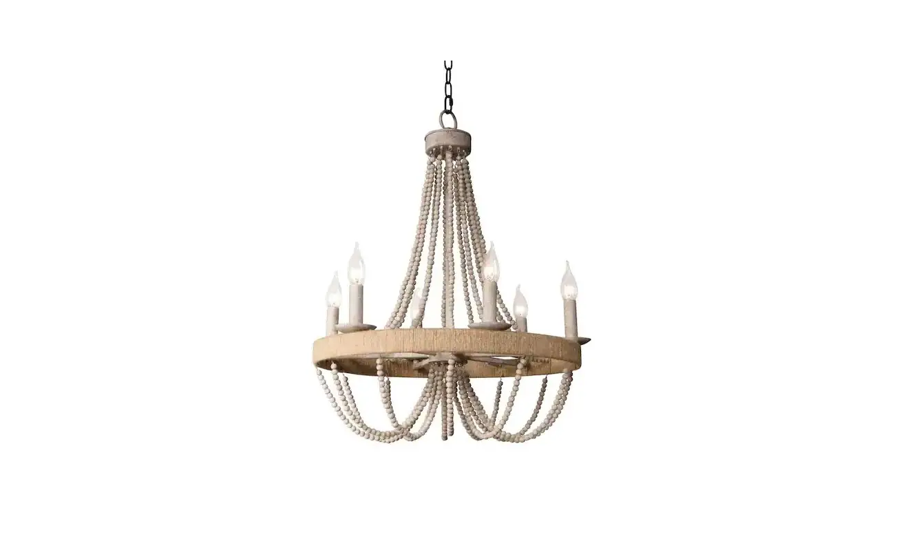 Parrotuncle Bb8803-6 Chokio 6-light Wood Bead Chandelier Instruction Manual Parrotuncle Bb8803-6 Chokio 6-light Wood Bead Chandelier Instruction Manual