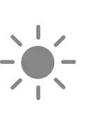 Brightness icon that looks like a sun