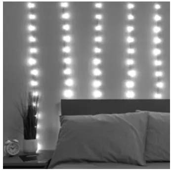 enbrighten 69278 LED WiFi Curtain Lights - Hang and plug