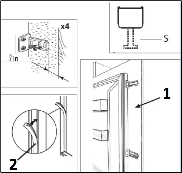 F9BFRESC450PR - Secure the appliance