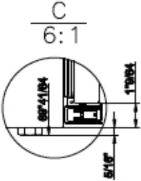F9BFRESC450PR - Unit and Cavity Dimensions 3
