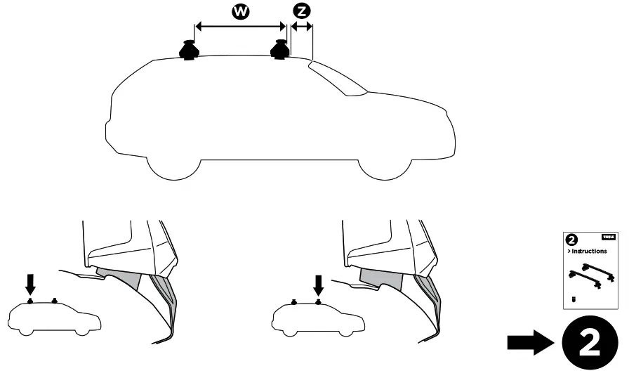 THULE 145290 Silver Wing Bar Evo Kit Toyota Highlander - Figure 7
