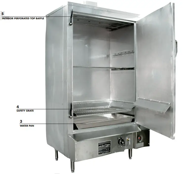 TOWN SM-24-L Smokehouse Commercial Smoker Oven - fig1